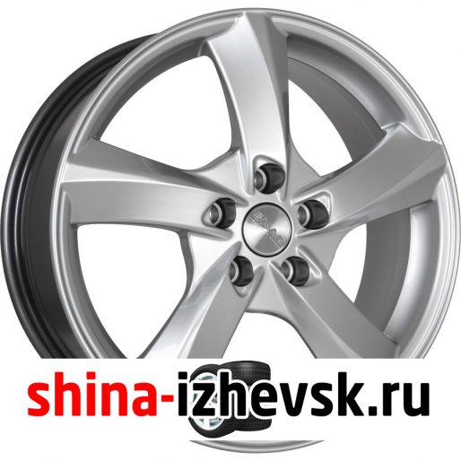 Колесный диск СКАД Ультра 7xR17 5×100 ET48 DIA56.1 серебристый в Ижевске